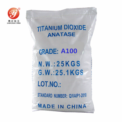Aprobación material química del grado ISO de la industria del dióxido de titanio A100 de Anatase